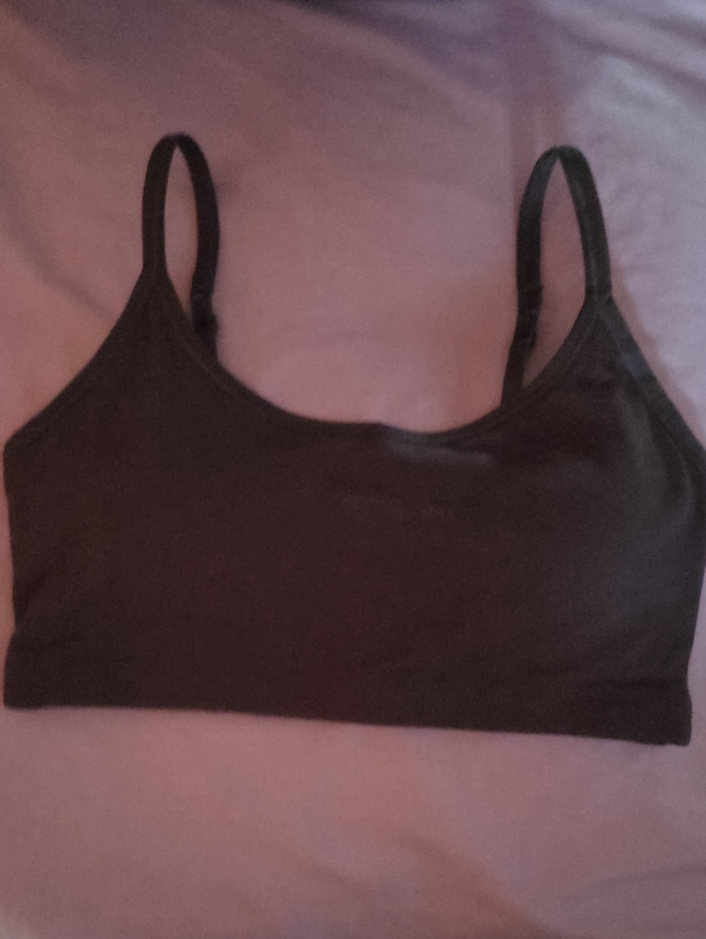 NWOT- Pact Organic- Black Scoop Bralette